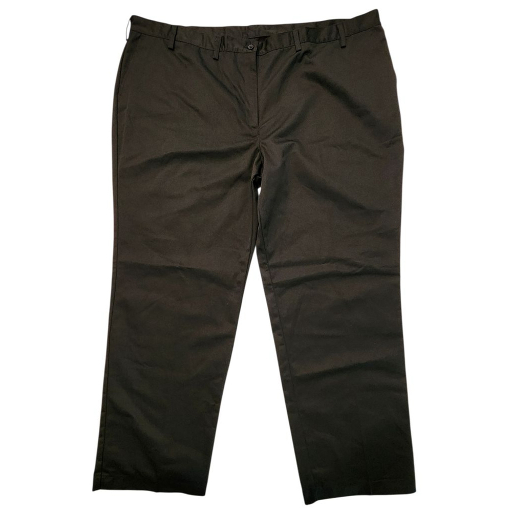 Edwards 8537-010 Women's Utility Chino Flat Front Pants Black Size 28 UL NWT
